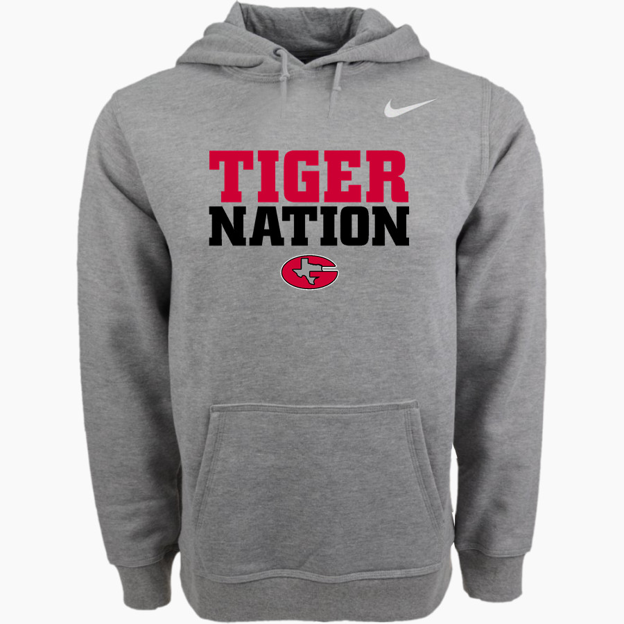 GROOM HIGH SCHOOL TIGERS Nike Men's Club Pullover Fleece Hoodie