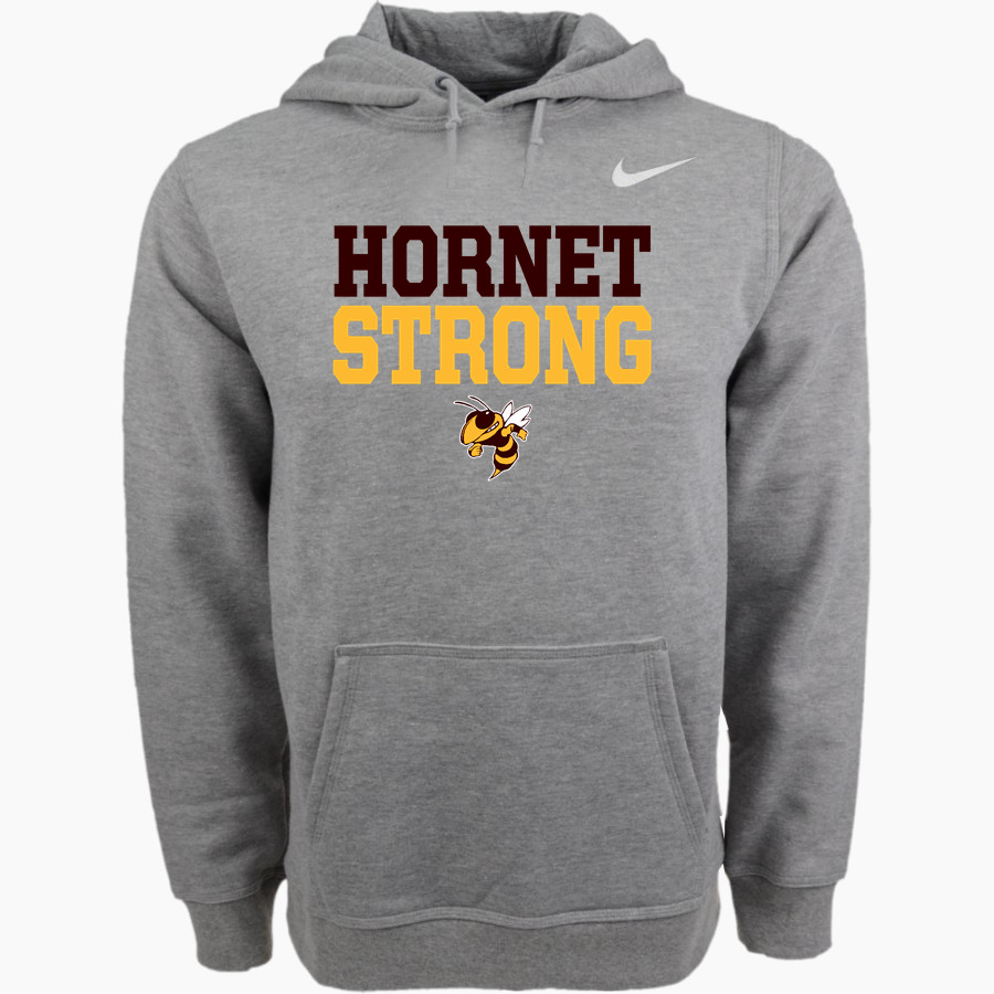 PELLSTON HIGH SCHOOL HORNETS <span class="pdp-name-mascot">PELLSTON HORNETS</span> Nike Men's Club Pullover Fleece Hoodie