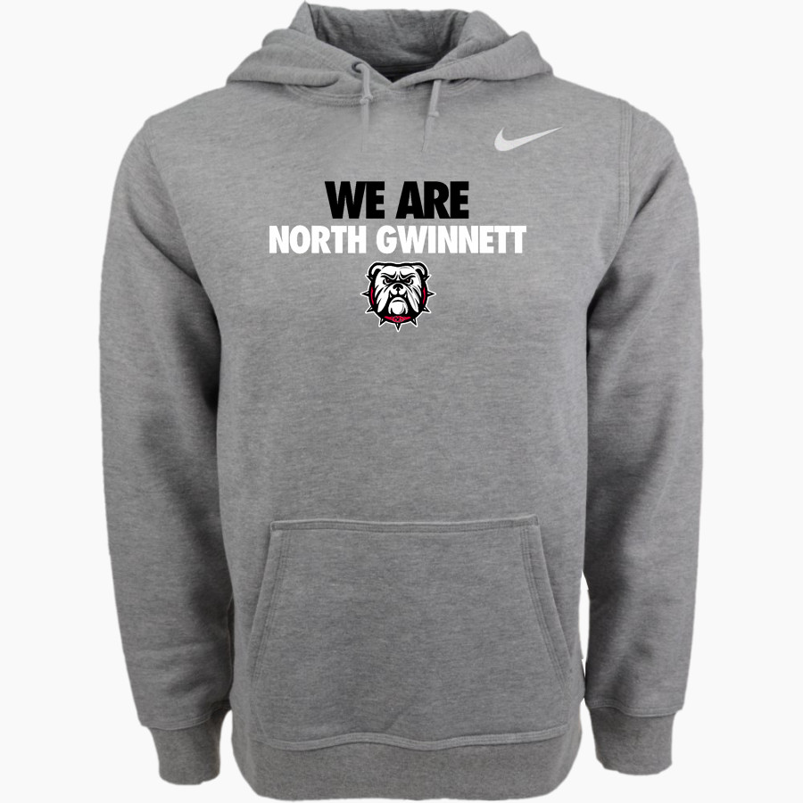 NORTH GWINNETT HIGH SCHOOL BULLDOGS <span class="pdp-name-mascot">NORTH GWINNETT BULLDOGS</span> Nike Men's Club Pullover Fleece Hoodie