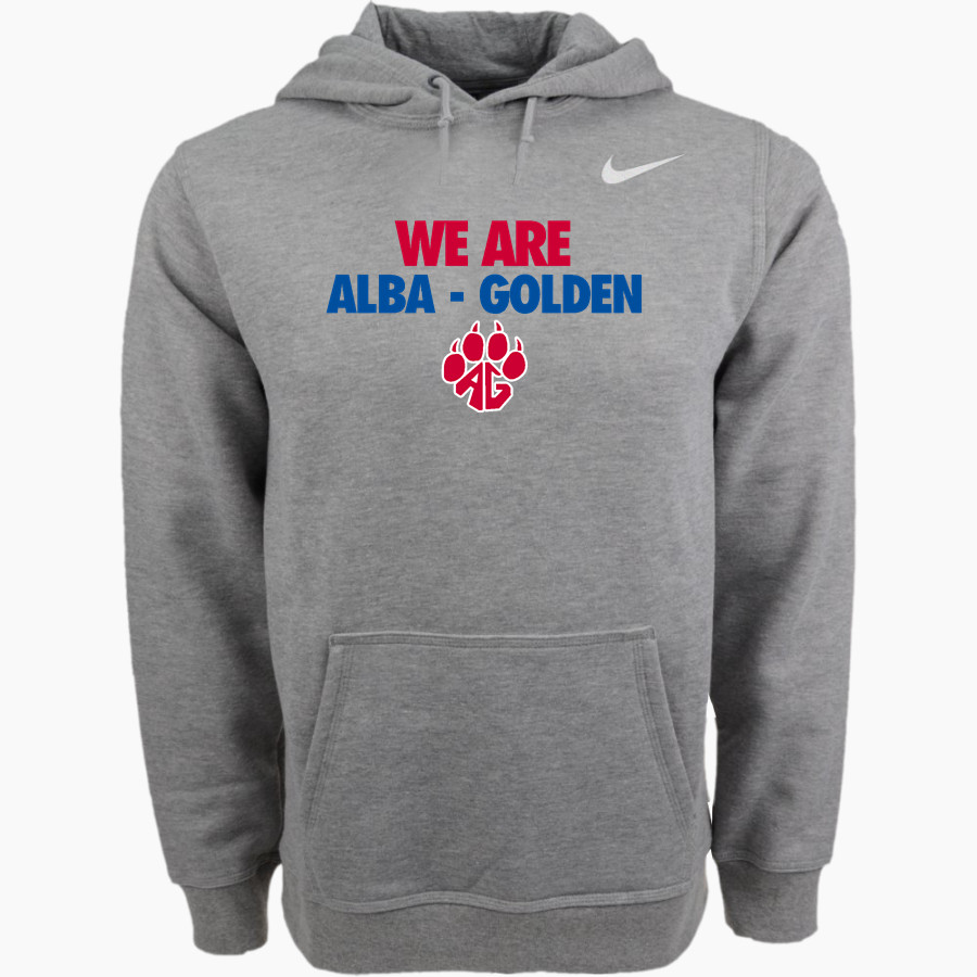 ALBA-GOLDEN HIGH SCHOOL PANTHERS Nike Men's Club Pullover Fleece Hoodie