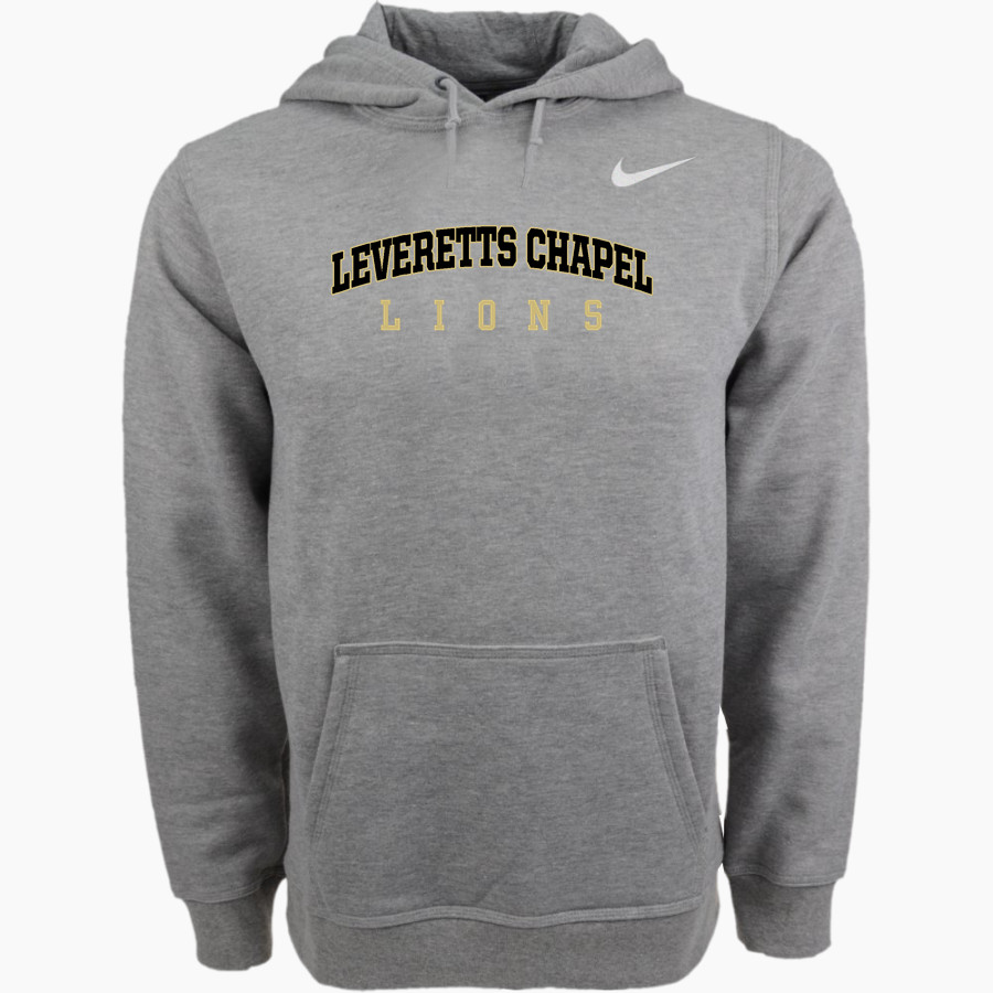 LEVERETTS CHAPEL HIGH SCHOOL LIONS Nike Men's Club Pullover Fleece Hoodie