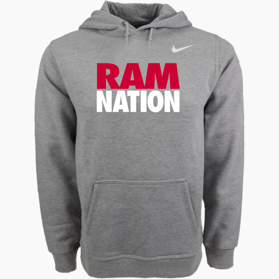 Jamesville DeWitt Red Rams <span class="pdp-name-mascot">Jamesville DeWitt Red Rams or JD Red Rams</span> Nike Men's Club Pullover Fleece Hoodie