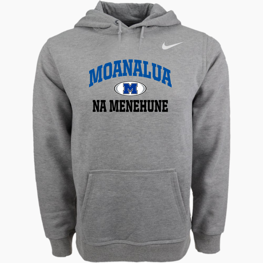 Moanalua Na Menehune Nike Men's Club Pullover Fleece Hoodie