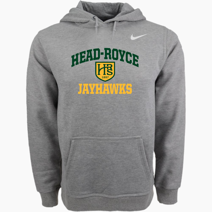 Head-Royce Jayhawks Nike Men's Club Pullover Fleece Hoodie