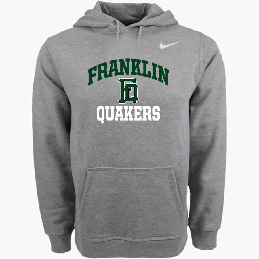 Franklin Quakers <span class="pdp-name-mascot">Franklin Quakers</span> Nike Men's Club Pullover Fleece Hoodie