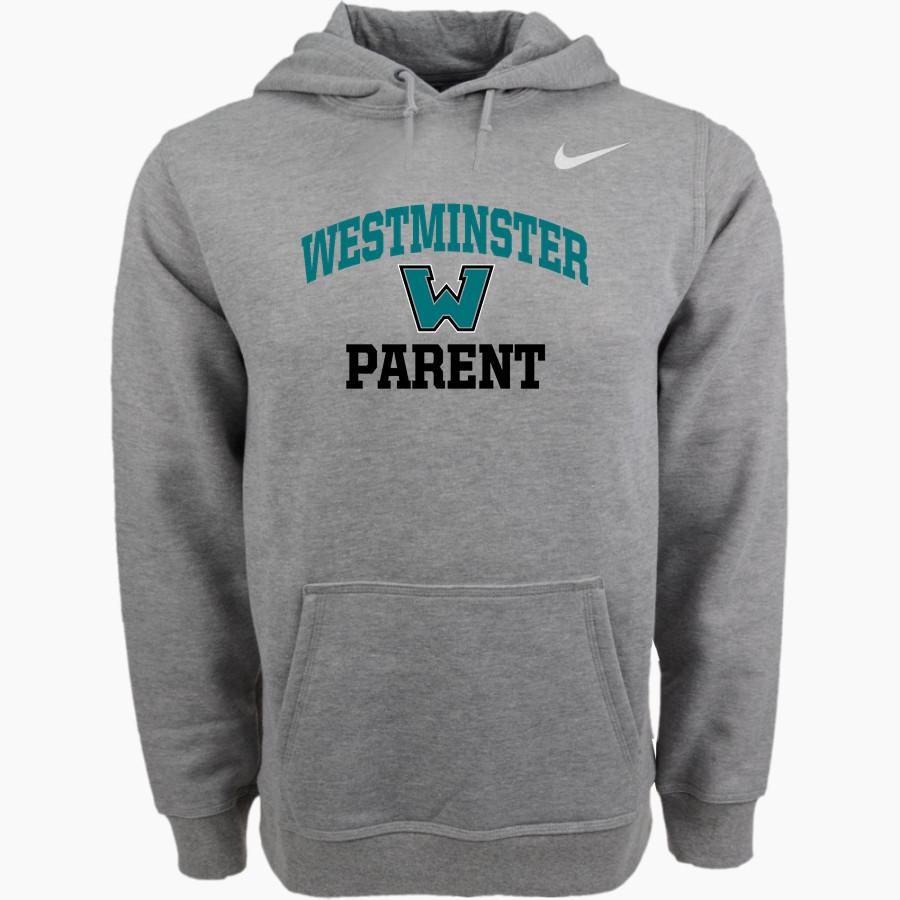 Westminster Wolves <span class="pdp-name-mascot">Westminster Wolves</span> Nike Men's Club Pullover Fleece Hoodie