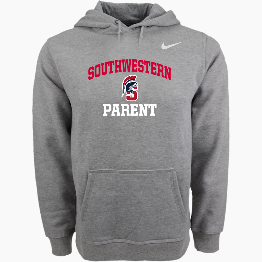 Southwestern Spartans Nike Men's Club Pullover Fleece Hoodie