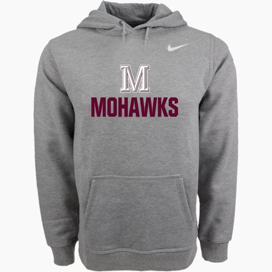 MILLIS HIGH SCHOOL MOHAWKS <span class="pdp-name-mascot">MILLIS MOHAWKS</span> Nike Men's Club Pullover Fleece Hoodie