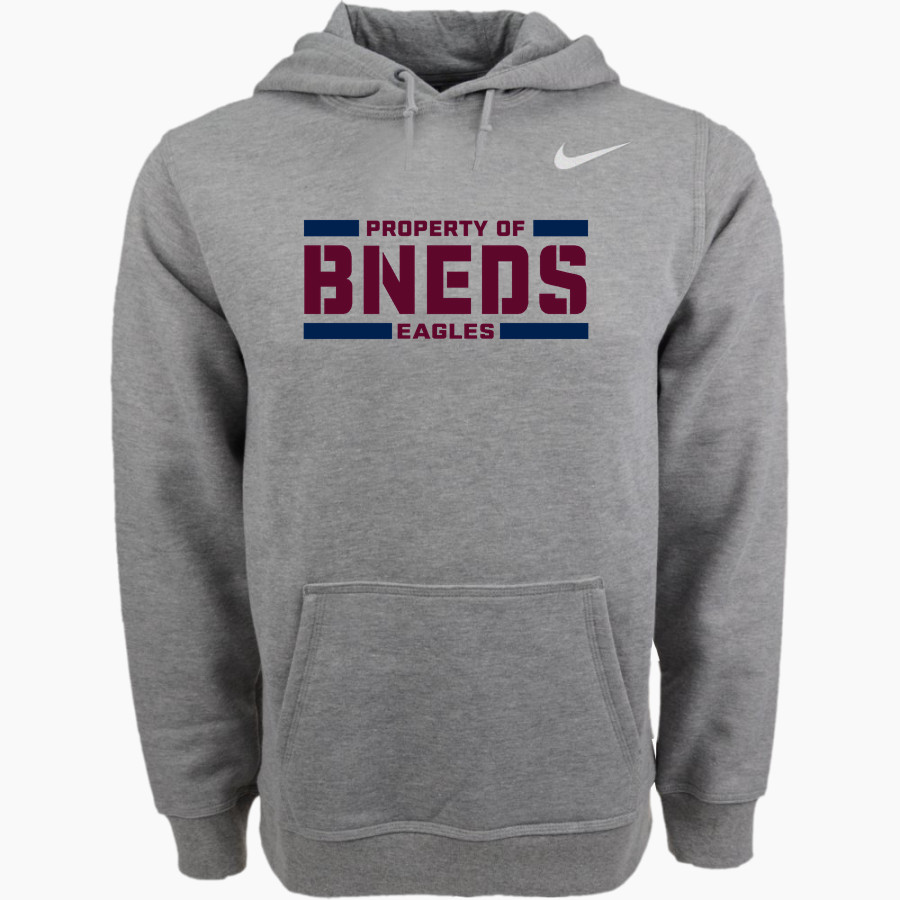 BNEDS EAGLES Eagles Nike Men's Club Pullover Fleece Hoodie