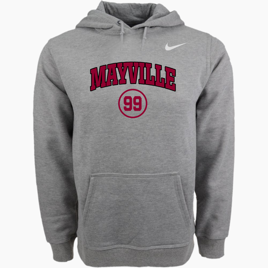 MAYVILLE HIGH SCHOOL CARDINALS <span class="pdp-name-mascot">MAYVILLE CARDINALS</span> Nike Men's Club Pullover Fleece Hoodie