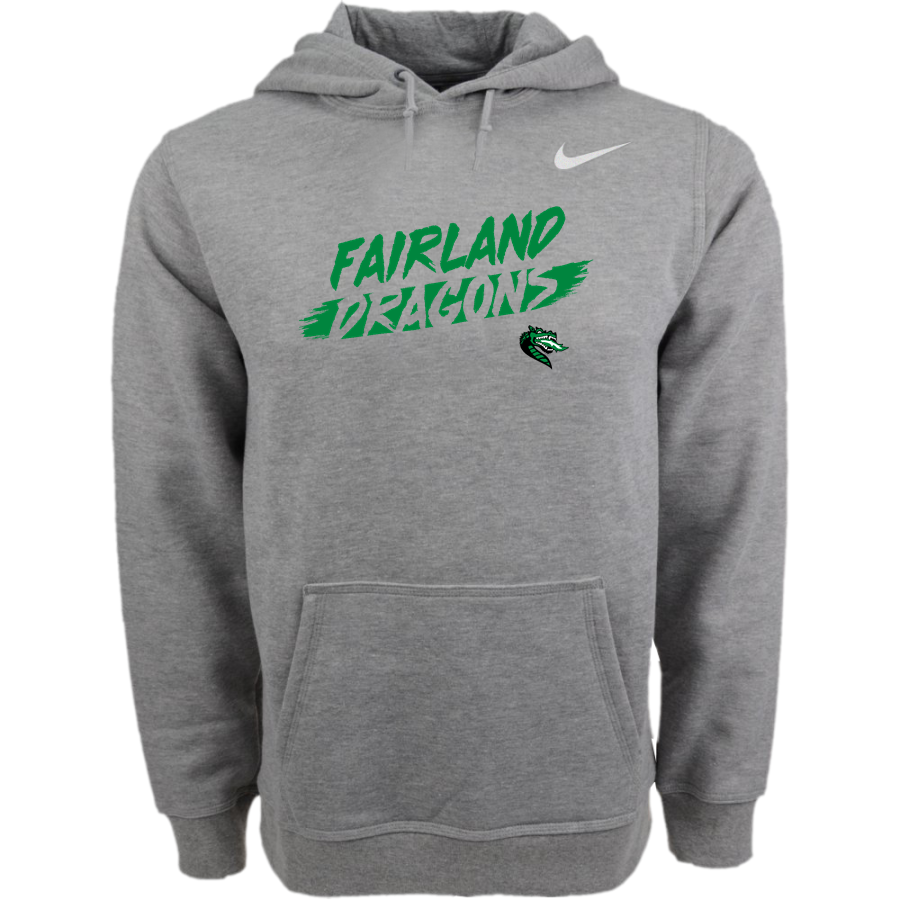 Fairland Dragons <span class="pdp-name-mascot">Fairland Dragons</span> Nike Men's Club Pullover Fleece Hoodie