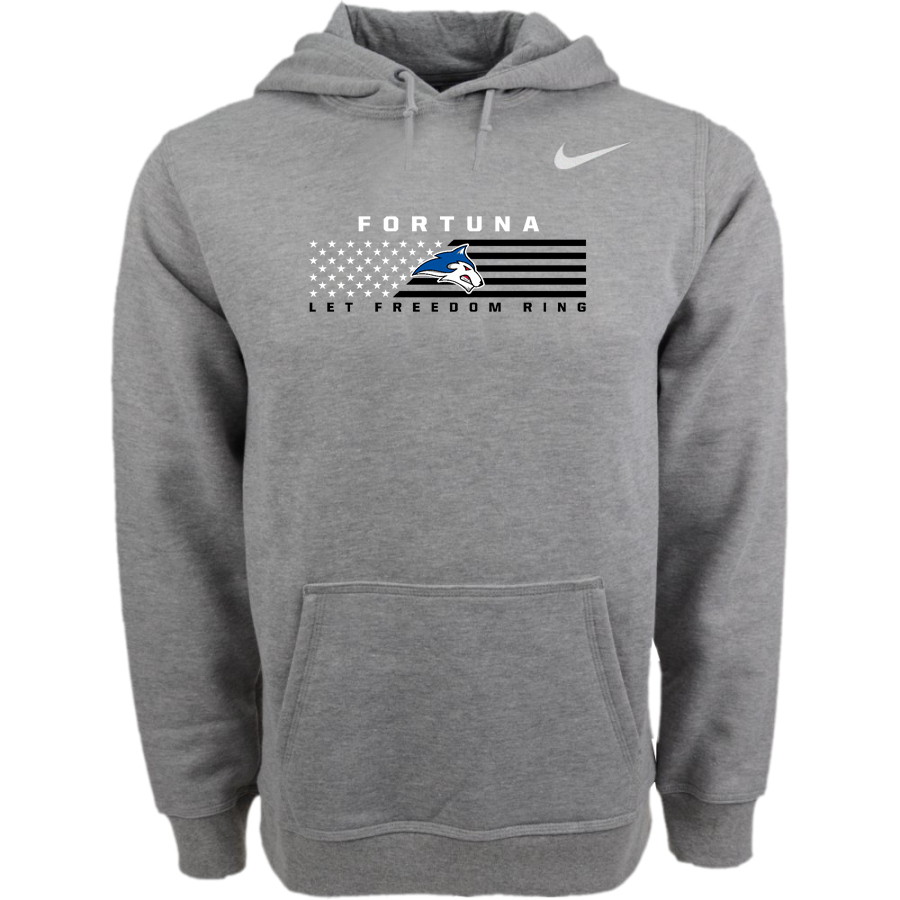 FORTUNA HIGH SCHOOL HUSKIES <span class="pdp-name-mascot">FORTUNA HUSKIES</span> Nike Men's Club Pullover Fleece Hoodie