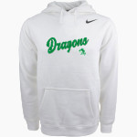 St. Mary's Dragons Nike Men's Club Pullover Fleece Hoodie Front Thumbnail
