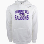 Coudersport Area Falcons Nike Men's Club Pullover Fleece Hoodie Front Thumbnail