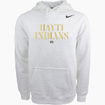 HAYTI SENIOR HIGH SCHOOL INDIANS <span class="pdp-name-mascot">HAYTI INDIANS</span> Nike Men's Club Pullover Fleece Hoodie Front Thumbnail