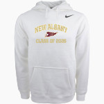 NEW ALBANY HIGH SCHOOL EAGLES <span class="pdp-name-mascot">NEW ALBANY EAGLES</span> Nike Men's Club Pullover Fleece Hoodie Front Thumbnail