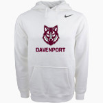 Davenport Wolves <span class="pdp-name-mascot">Davenport Wolves</span> Nike Men's Club Pullover Fleece Hoodie Front Thumbnail