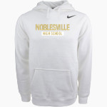 NOBLESVILLE MILLERS stronger together Nike Men's Club Pullover Fleece Hoodie Front Thumbnail