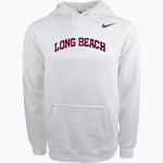 LONG BEACH HIGH SCHOOL BEARCATS <span class="pdp-name-mascot">LONG BEACH BEARCATS</span> Nike Men's Club Pullover Fleece Hoodie Front Thumbnail