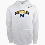 Meridian Warriors Nike Men's Club Pullover Fleece Hoodie Front Thumbnail