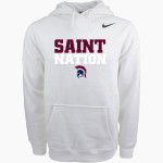 Legacy Christian Academy Saints Nike Men's Club Pullover Fleece Hoodie Front Thumbnail