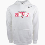 Montgomery Vikings Nike Men's Club Pullover Fleece Hoodie Front Thumbnail