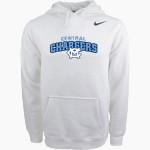 CENTRAL HIGH SCHOOL CHARGERS <span class="pdp-name-mascot">CHARGERS</span> Nike Men's Club Pullover Fleece Hoodie Front Thumbnail