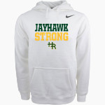 Head-Royce Jayhawks Nike Men's Club Pullover Fleece Hoodie Front Thumbnail