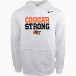Central Kitsap Cougars Nike Men's Club Pullover Fleece Hoodie Front Thumbnail