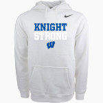 WINDSOR ACADEMY KNIGHTS <span class="pdp-name-mascot">WINDSOR ACADEMY KNIGHTS</span> Nike Men's Club Pullover Fleece Hoodie Front Thumbnail