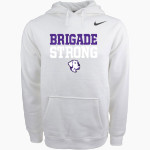 Shell Bank Brigade Nike Men's Club Pullover Fleece Hoodie Front Thumbnail