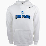 GENESEO CENTRAL HIGH SCHOOL BLUE DEVILS Nike Men's Club Pullover Fleece Hoodie Front Thumbnail
