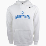 Cairo-Durham Mustangs <span class="pdp-name-mascot">Cairo-Durham Mustangs</span> Nike Men's Club Pullover Fleece Hoodie Front Thumbnail