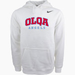 OLQA Angels Nike Men's Club Pullover Fleece Hoodie Front Thumbnail