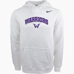 Warrenton Warriors Nike Men's Club Pullover Fleece Hoodie Front Thumbnail