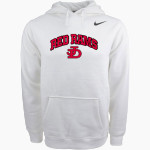 Jamesville DeWitt Red Rams Nike Men's Club Pullover Fleece Hoodie Front Thumbnail