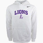 LUHI Lions Nike Men's Club Pullover Fleece Hoodie Front Thumbnail