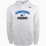 Minnetonka Skippers Nike Men's Club Pullover Fleece Hoodie Front Thumbnail