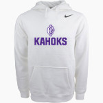 Collinsville Kahoks Nike Men's Club Pullover Fleece Hoodie Front Thumbnail