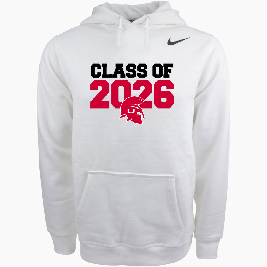 UNION HIGH SCHOOL SPARTANS Nike Men's Club Pullover Fleece Hoodie