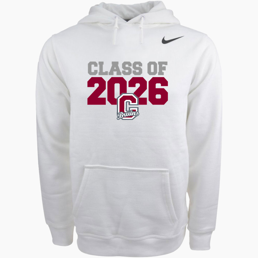 Cascade High School Bruins Online Store <span class="pdp-name-mascot">CASCADE BRUINS</span> Nike Men's Club Pullover Fleece Hoodie