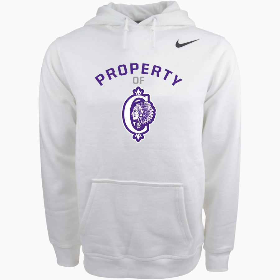 Collinsville Kahoks Nike Men's Club Pullover Fleece Hoodie