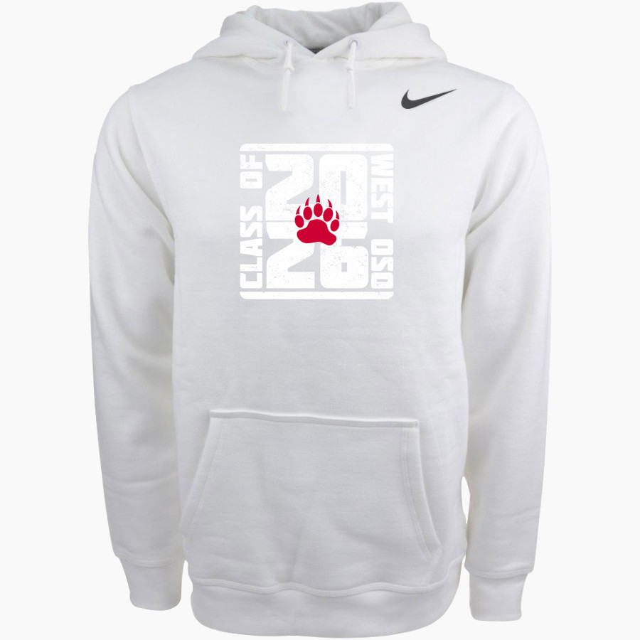 West Oso Bears <span class="pdp-name-mascot">West Oso Bears</span> Nike Men's Club Pullover Fleece Hoodie