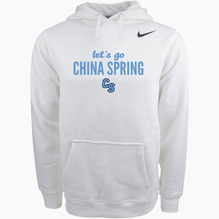 CHINA SPRING HIGH SCHOOL COUGARS Nike Men's Club Pullover Fleece Hoodie