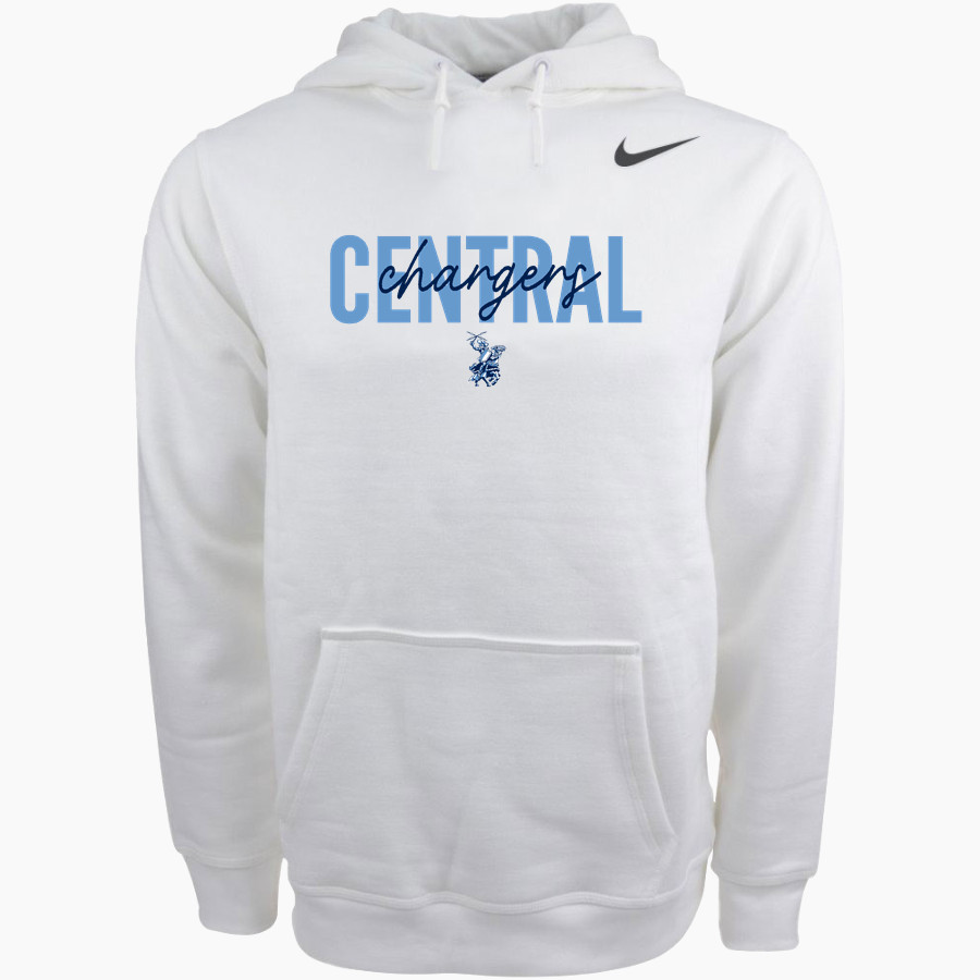 CENTRAL HIGH SCHOOL CHARGERS Nike Men's Club Pullover Fleece Hoodie
