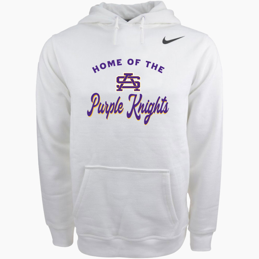 ST. AUGUSTINE HIGH SCHOOL PURPLE KNIGHTS Nike Men's Club Pullover Fleece Hoodie