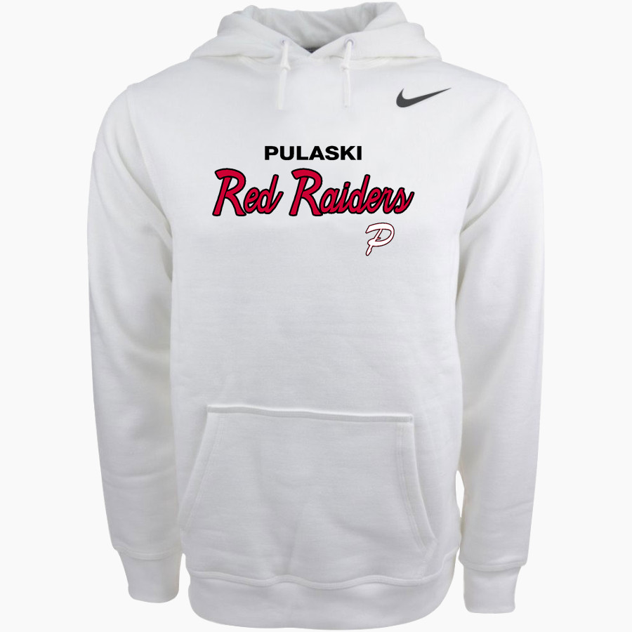 Pulaski Red Raiders Nike Men's Club Pullover Fleece Hoodie