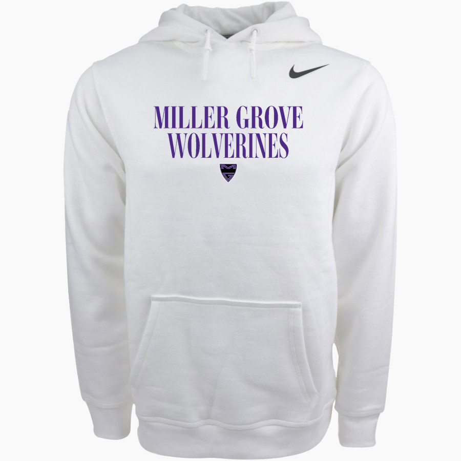 MILLER GROVE HIGH SCHOOL WOLVERINES <span class="pdp-name-mascot">MILLER GROVE WOLVERINES</span> Nike Men's Club Pullover Fleece Hoodie