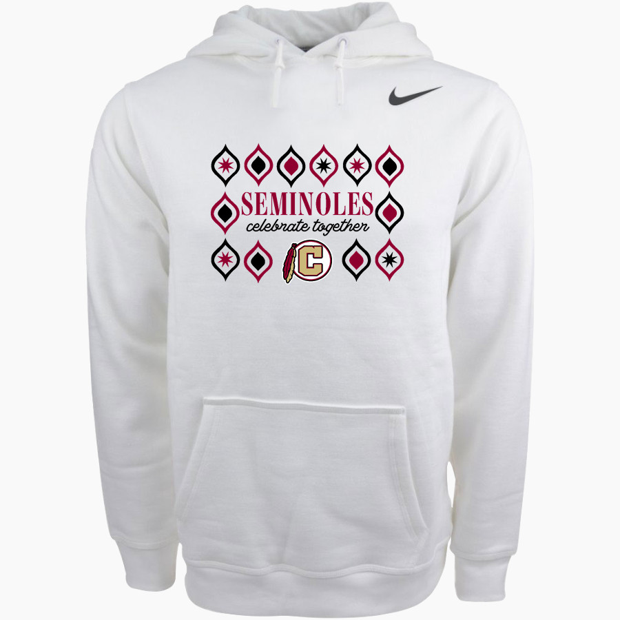 Creekside Seminoles Nike Men's Club Pullover Fleece Hoodie