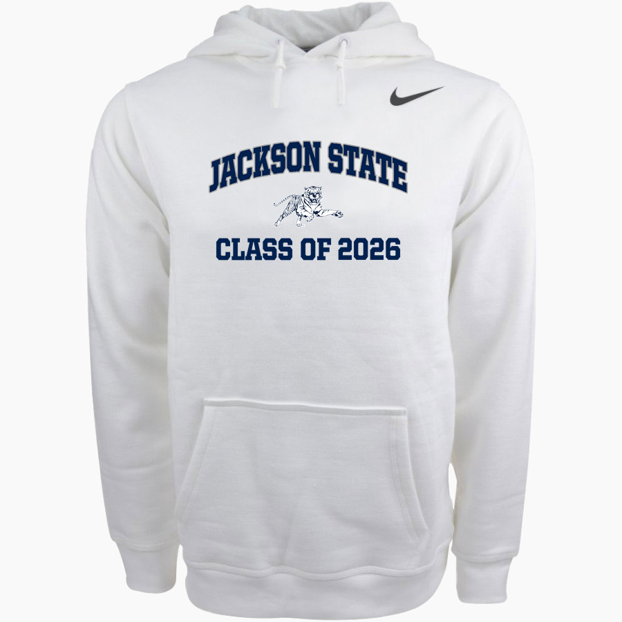 Jackson State Tigers <span class="pdp-name-mascot">Jackson State Tigers</span> Nike Men's Club Pullover Fleece Hoodie